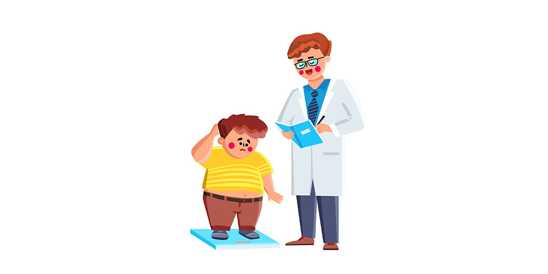 Criança Com Obesidade No Médico