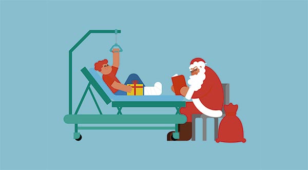 Comemorar O Natal Para Pacientes Internados